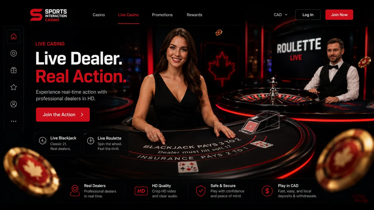 Live casino blackjack and roulette tables on Playtech studio
